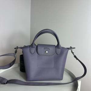 Longchamp Le Pliage Neo XS Top Handle Crossbody Bag in Purple